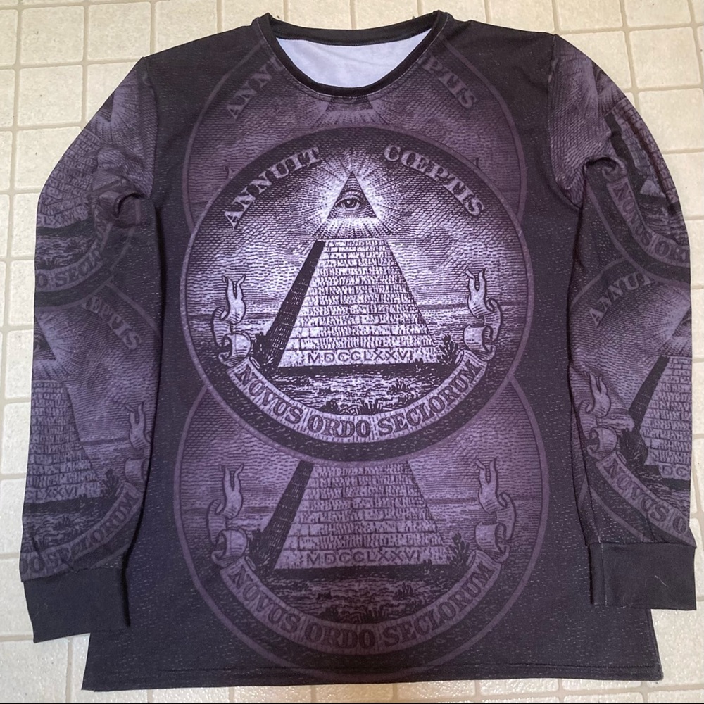 Black Milk Clothing Illuminati Long Sleeve BFT (limited) - size small / S